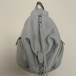 Rebecca Minkoff Convertible Mini Julian Backpack Light Grey
